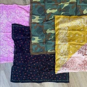 Set of Colorful Bandanas